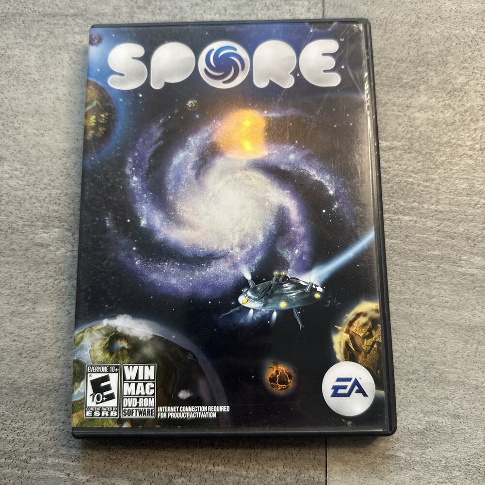 SPORE PC Game WIN MAC DVD-ROM Electronics Arts EA Complete